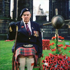EDINBOURG, SCOTLAND - NOVEMBER 11TH: Thomas is beeing photographed during a WWII veteran rally, November 11th 2006, in Scotland. He fought as a courier in North Africa and later in Burma with the Chindits.